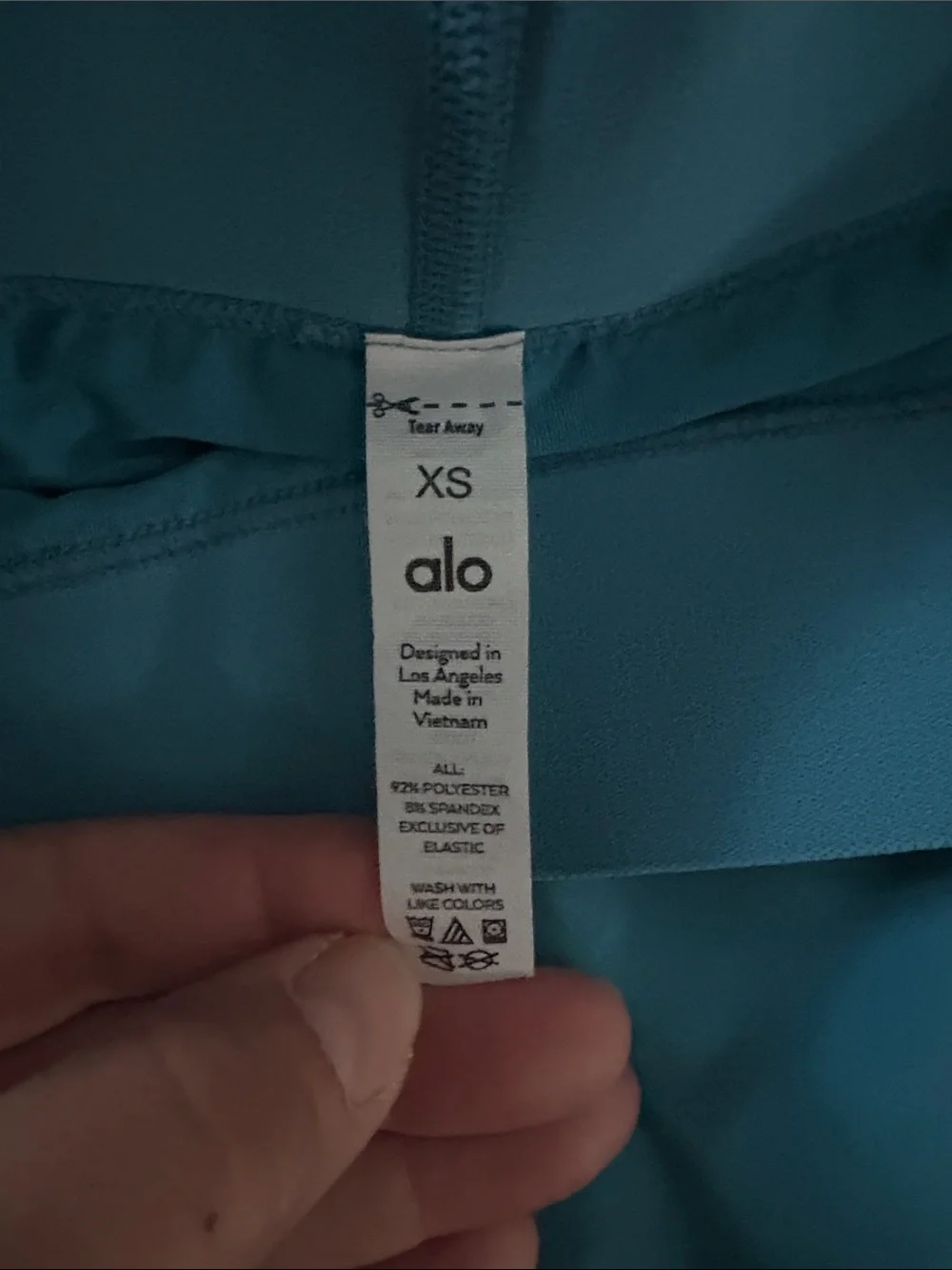 ALO Yoga Teal Pleated Tennis Skirt